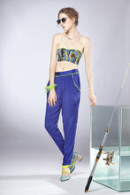 Load image into Gallery viewer, Ruffle Deco. Silk Pants
