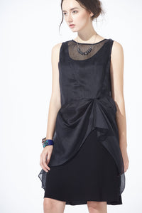 See-through Ruffle Tunic